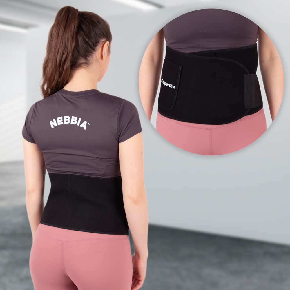 Neoprén deréköv inSPORTline Waistpire  fekete  XL Insportline