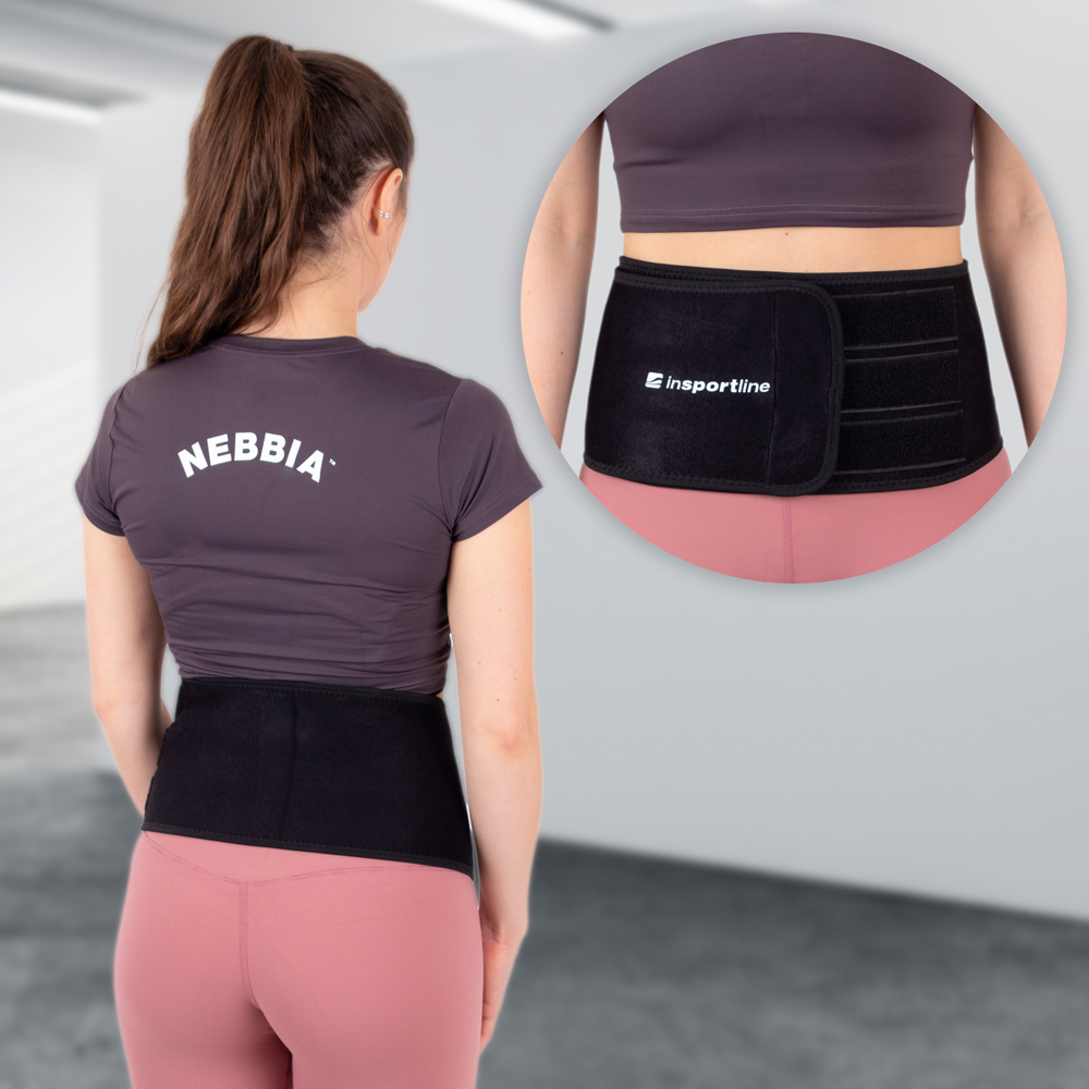 Neoprén deréköv inSPORTline Waistup  fekete  L Insportline