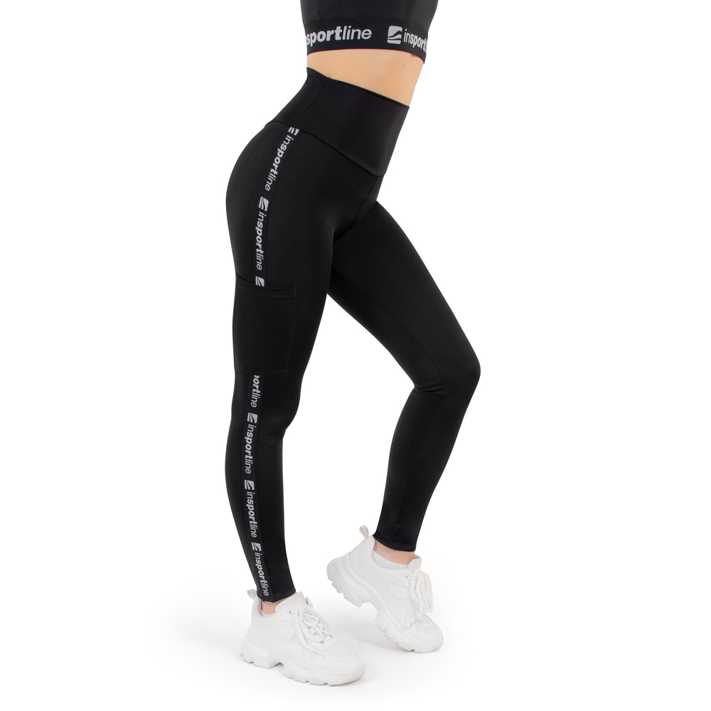 Női leggings inSPORTline Highwaist  fekete  XL  meghosszabbított Insportline