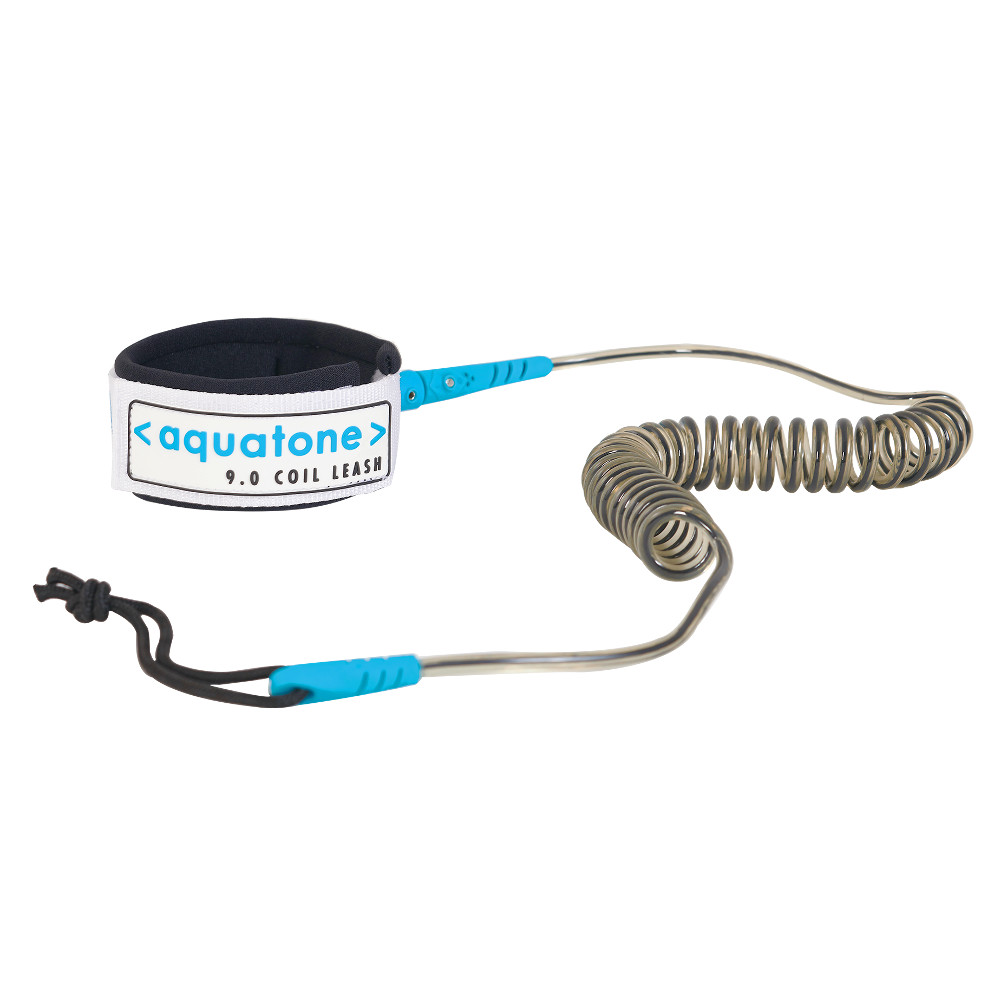 Paddleboard biztonsági póráz Aquatone 9.0 SUP Coil Leash Aquatone