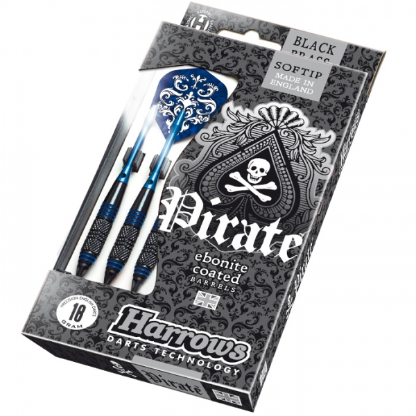 Darts nyíl Harrows Pirate Soft 16g K Blue 3 db Harrows