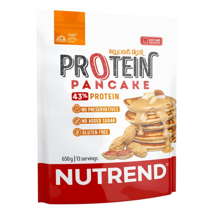 Fehérje palacsinta Nutrend Protein Pancake 650g  mogyoróvaj Nutrend