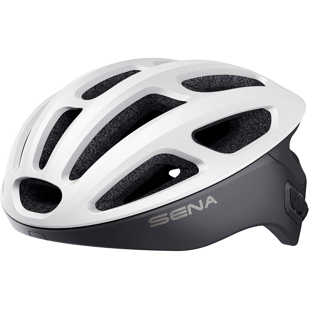 Kerékpáros sisak SENA R1 beépített headsettel  matt fehér Sena