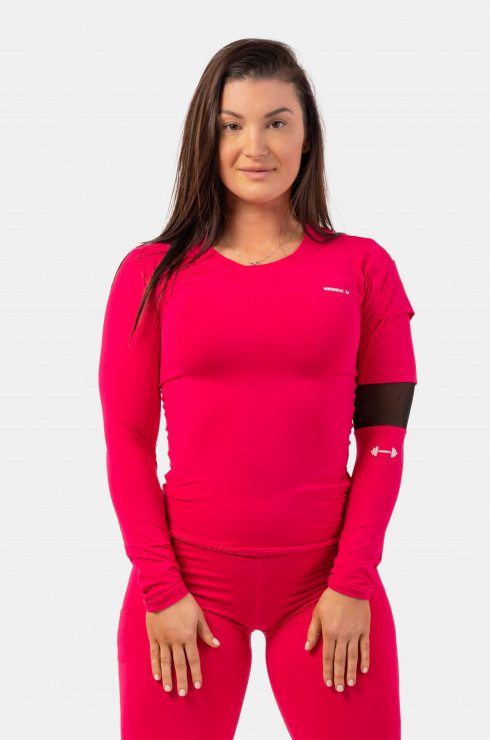 Nebbia funkcionális hosszú ujjú póló Smart Pocket  pink  S Nebbia
