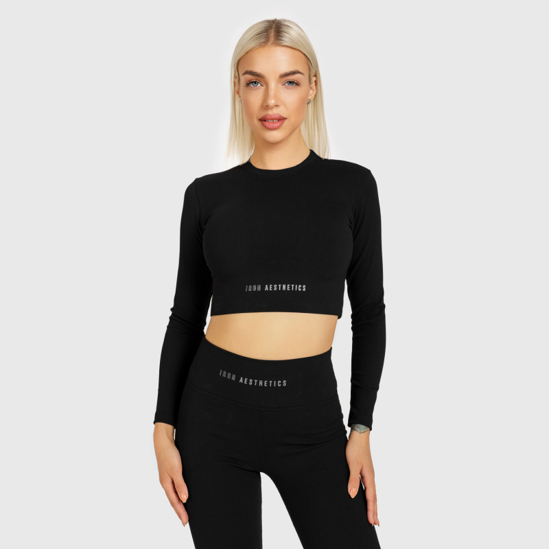 Női Crop Top Iron Aesthetics Rib