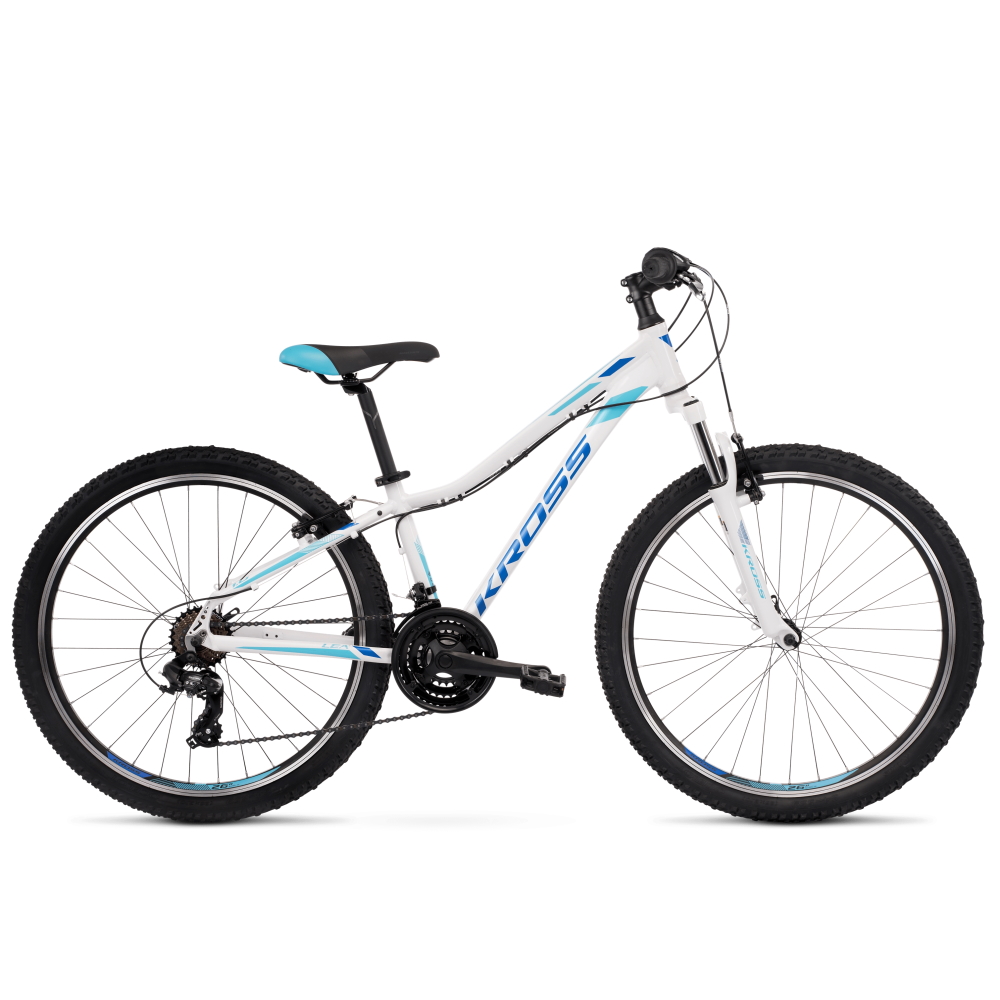 Női mountain bike Kross Lea 1.0 26" SR - 2022  fehér-kék Kross