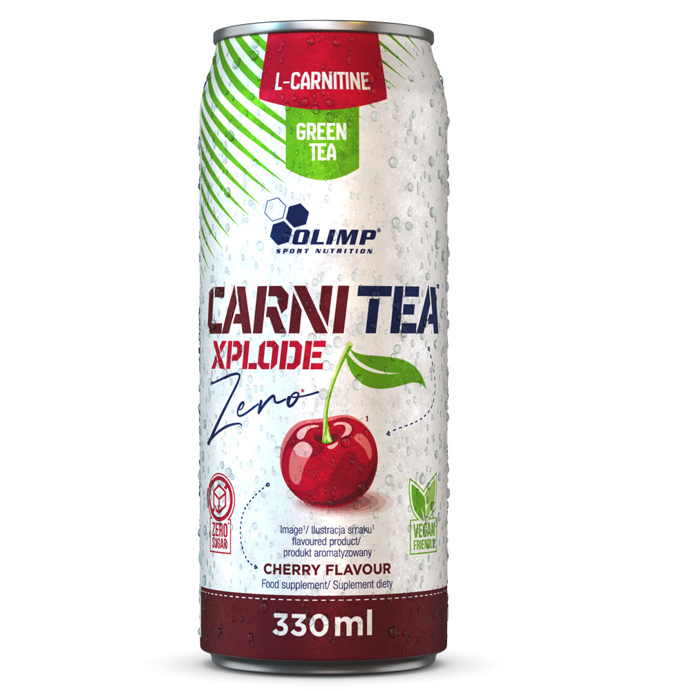 OLIMP CARNI-TEA XPLODE ZERO 330ML - CHERRY Olimp