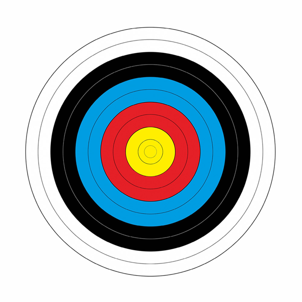 Papír céltábla Yate átmérő 40 cm 10 db Yate