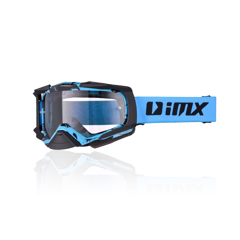 Motocross szemüveg iMX Dust Graphic  Kék-Fekete Matt Imx
