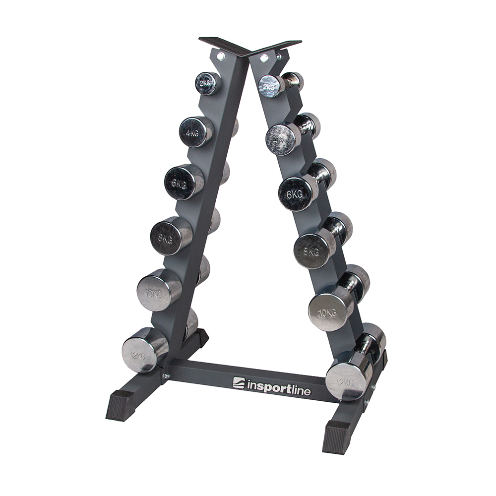 Egykezes súlyzó szett inSPORTline Crossteel 2x 2-12 kg Insportline