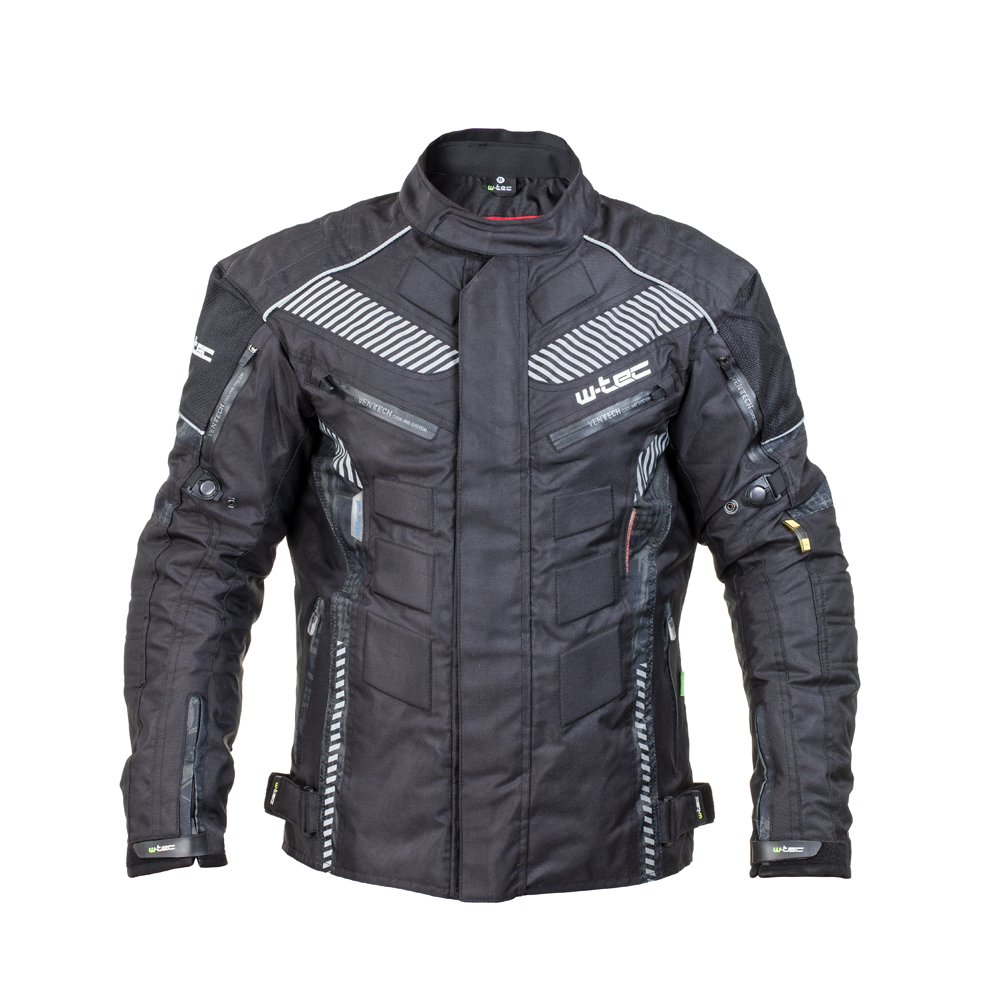 Férfi motoros kabát W-TEC Kamicer  fekete-szürke  6XL W-tec