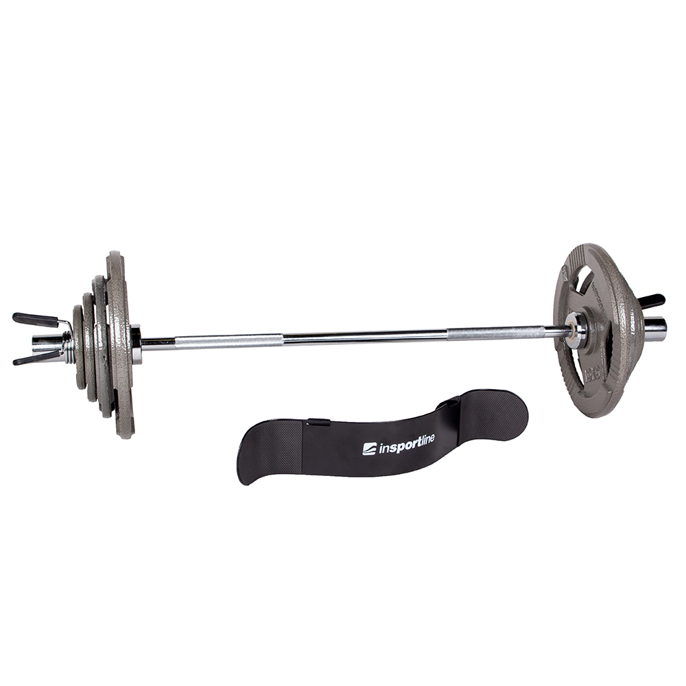 Olimpiai súlyzószett inSPORTline Biceps HAMERTON 120 cm/50 mm 45 Insportline