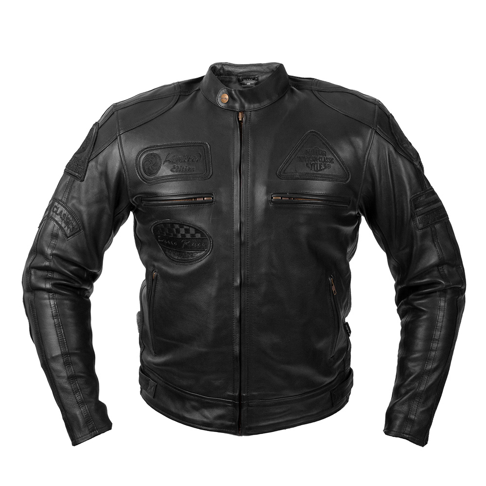 Bőr motoros kabát W-TEC Urban Noir  fekete  3XL W-tec