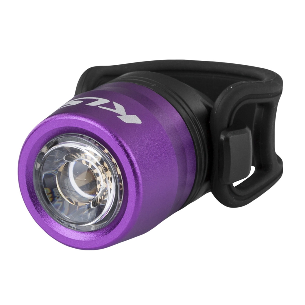 Első lámpa Kellys IO USB Front  lila Kellys