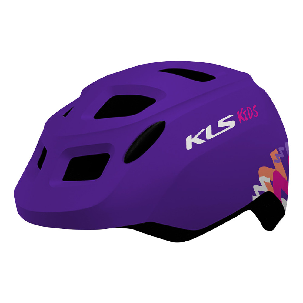 Gyerek kerékpáros sisak Kellys Zigzag 022  lila  S (50-55) Kellys
