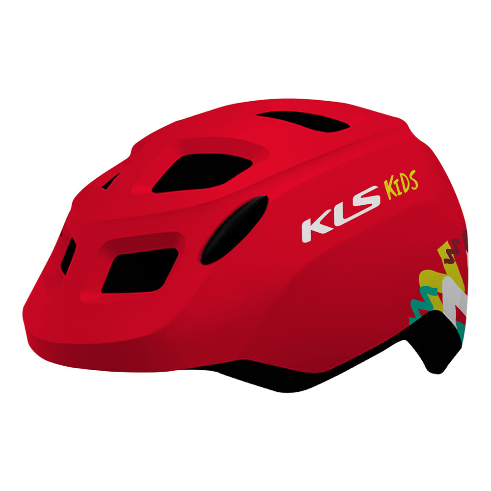 Gyerek kerékpáros sisak Kellys Zigzag 022  piros  S (50-55) Kellys