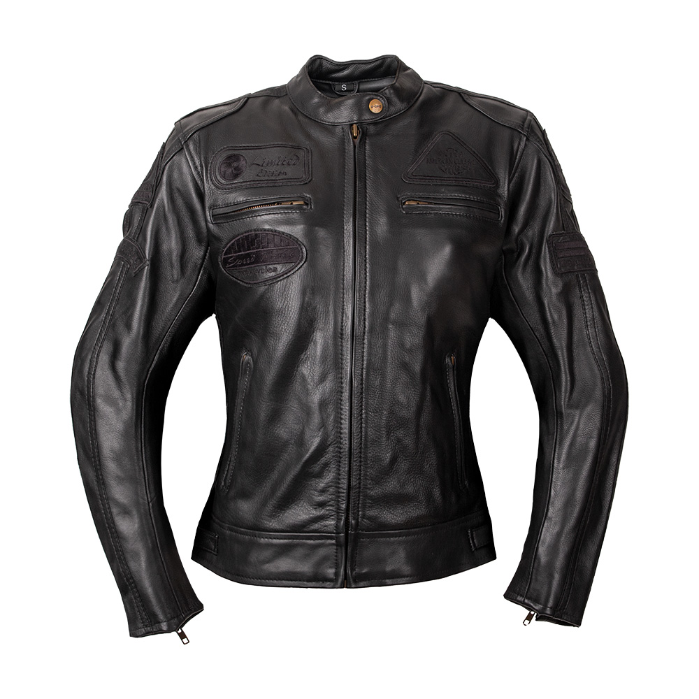 Női bőr motoros kabát W-TEC Urban Noir Lady  fekete  XL W-tec