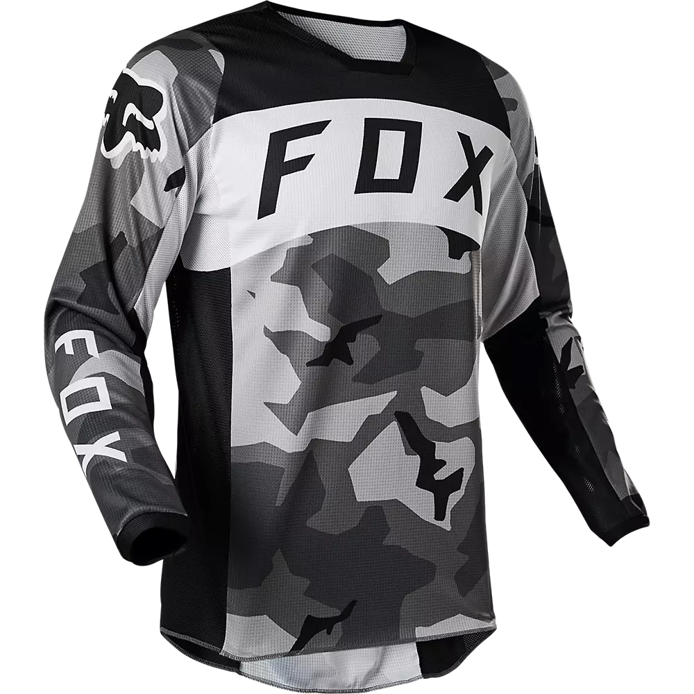 Motocross felső FOX 180 Bnkr Jersey Black Camo  Black terep  L Fox