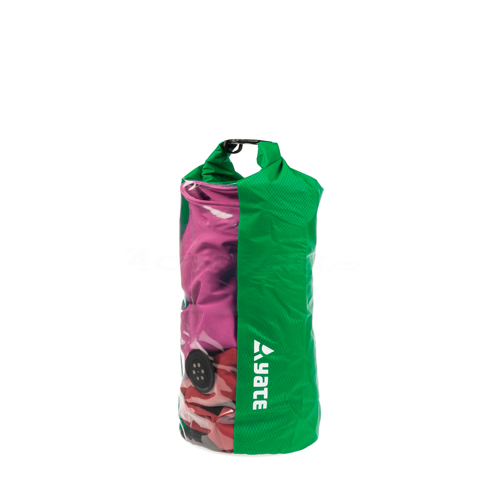 Vízálló hátizsák szeleppel Yate Dry Bag 10l  zöld Yate