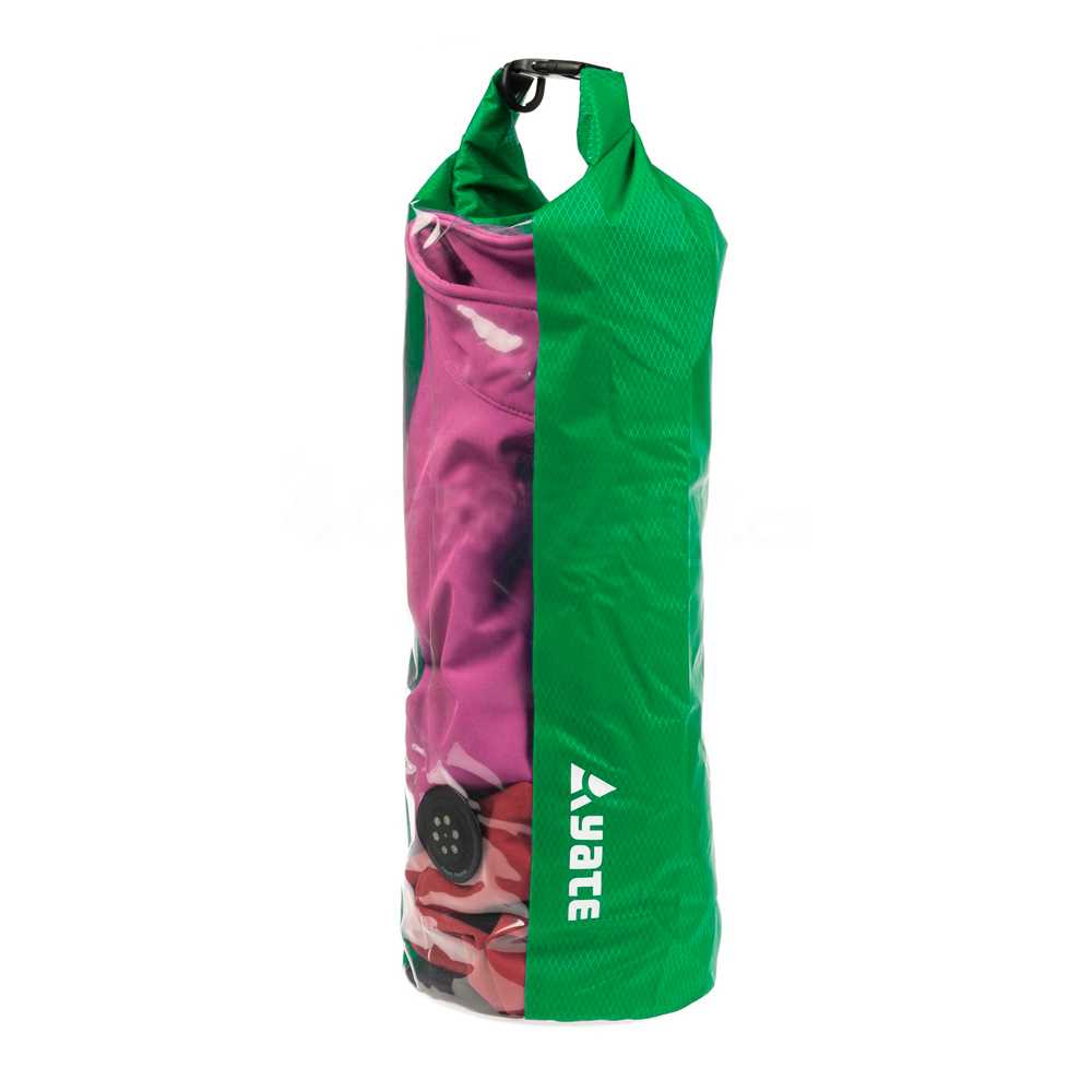 Vízálló hátizsák szeleppel Yate Dry Bag 15l  zöld Yate