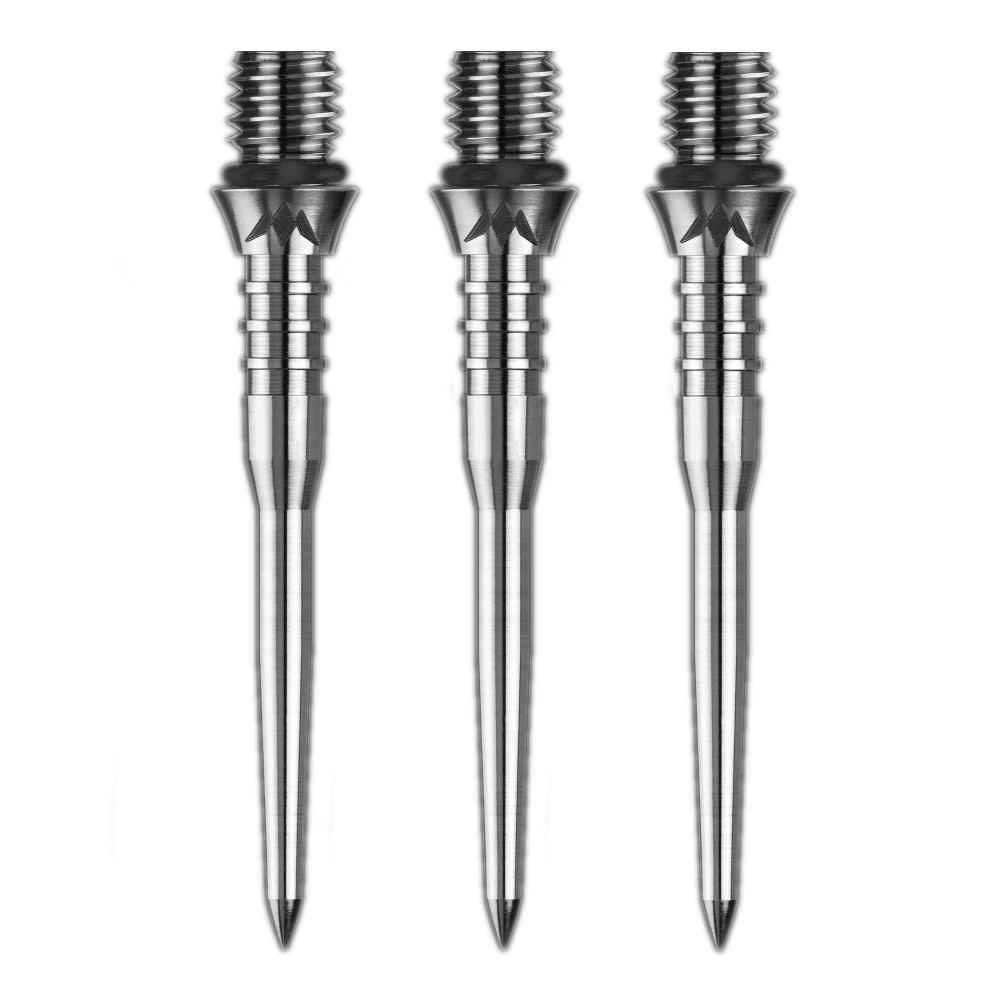 Dart nyíl hegy Mission Titan Pro Ti Conversion Points Grooved Sil Mission
