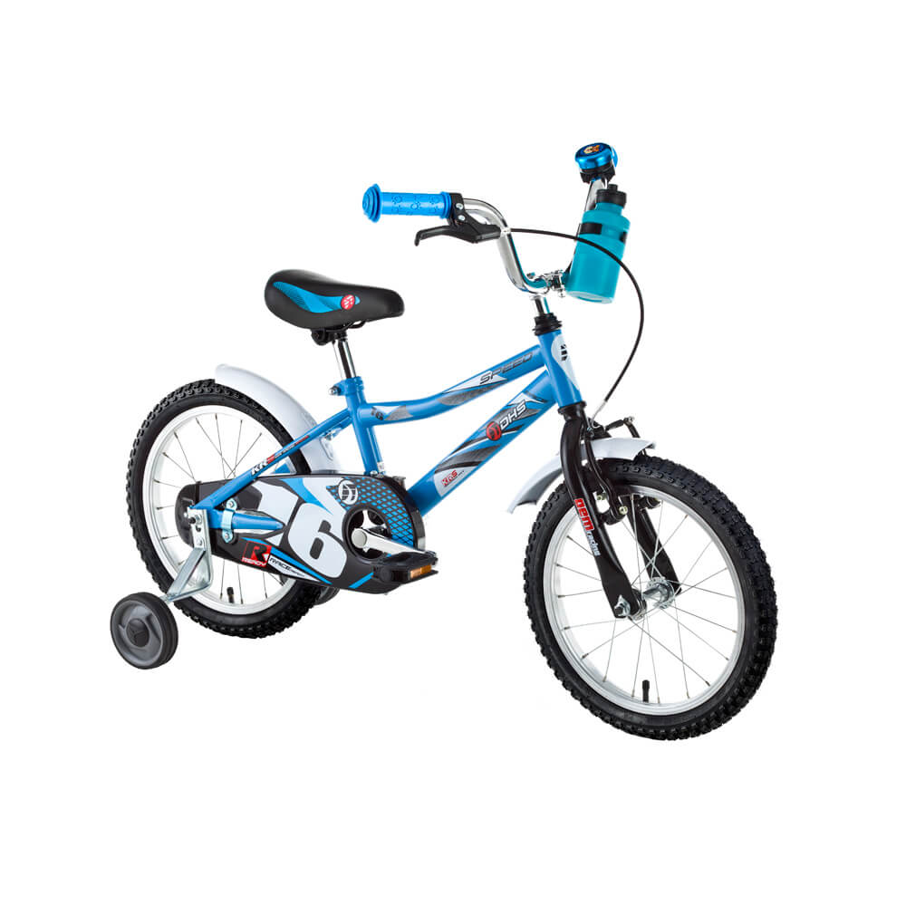 Gyermek kerékpár DHS Speed 1601 16" - 2016 modell  kék Dhs