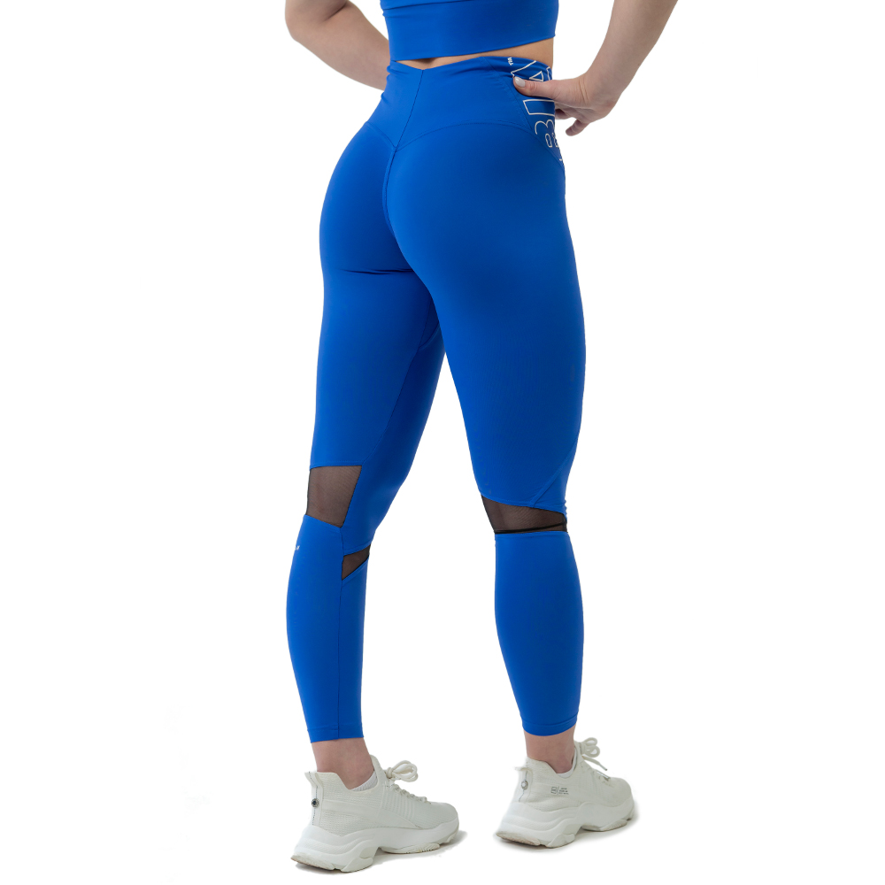Női leggings magas derékkal Nebbia FIT Activewear 443  kék  M Nebbia