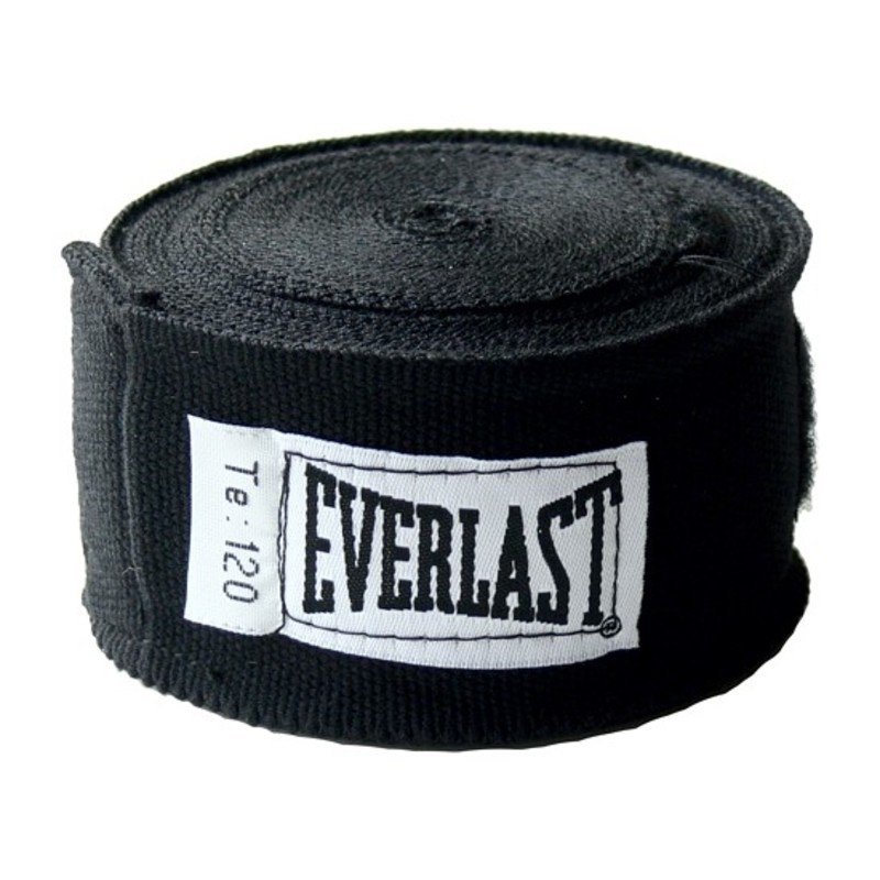 Boxbandázs Everlast Pro Style Hand Wraps 300cm  fekete Everlast