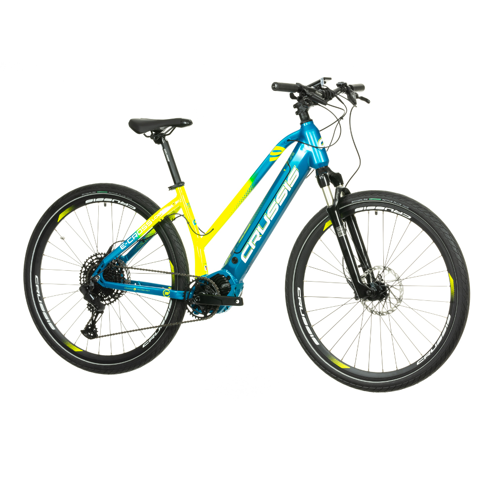 Női cross e-kerékpár Crussis e-Cross Low 9.8-M - 2023  19" Crussis