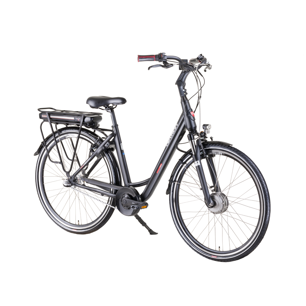 Városi elektromos kerékpár Devron 28124 28" 4.0  fekete  19