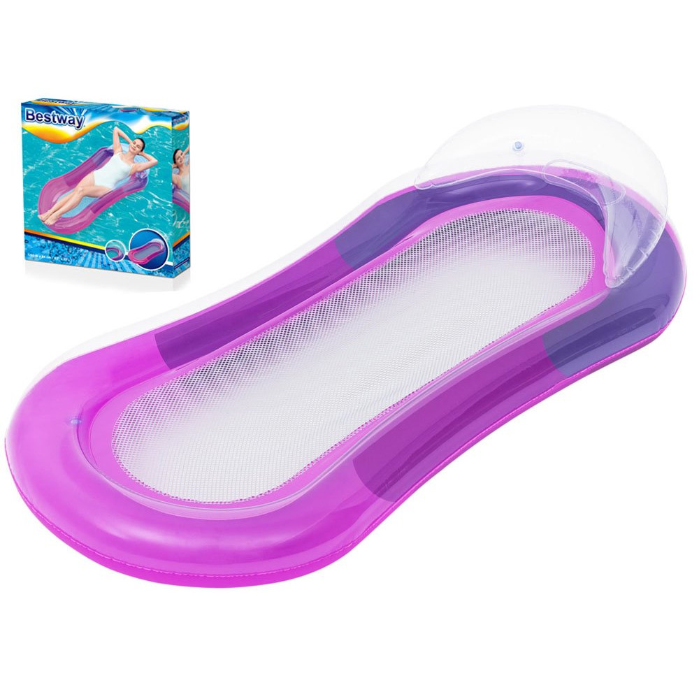 Bestway Aqua Lounge felfújható hálós matrac 160x84  pink Bestway