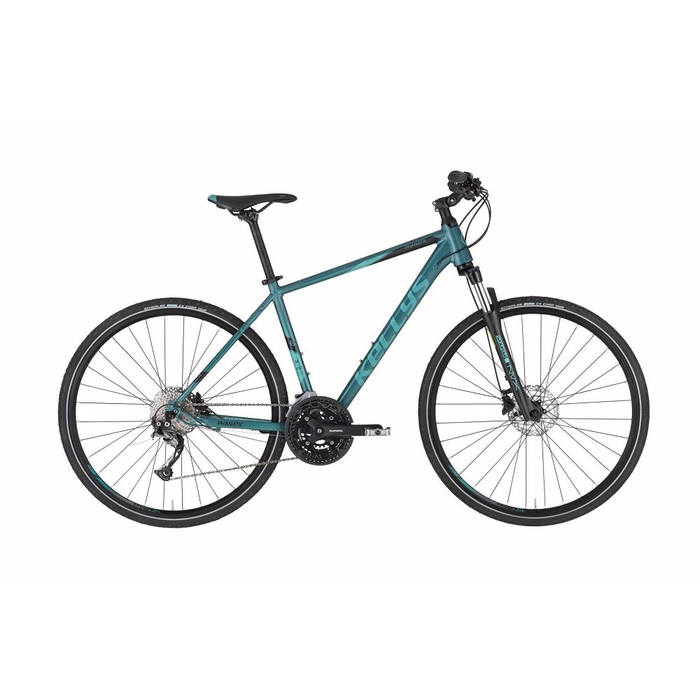 Férfi cross kerékpár KELLYS PHANATIC 30 28" 6.0  Zöldeskék Kellys