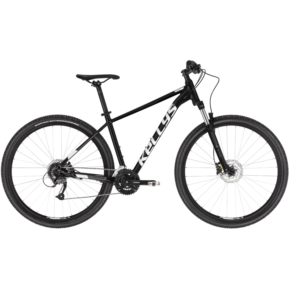 Hegyikerékpár KELLYS SPIDER 50 26" - modell 2022  fekete Kellys