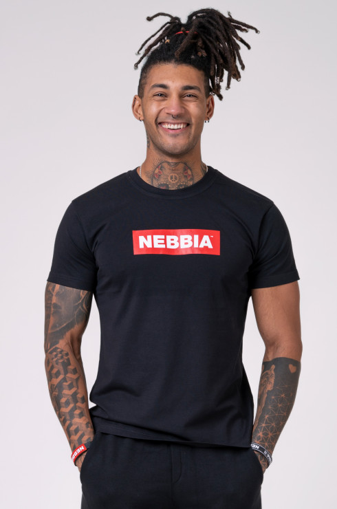 NEBBIA férfi póló 593  fekete  XL Nebbia