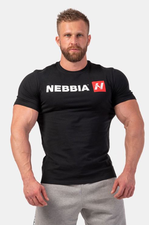 Nebbia Red "N" póló 292  fekete  XL Nebbia