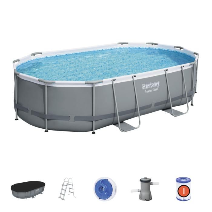 Medence Power Steel Pool 4.18 x 3.05 Bestway