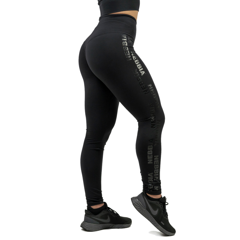 Női magas derekú leggings Nebbia INTENSE Iconic 834  fekete  L Nebbia