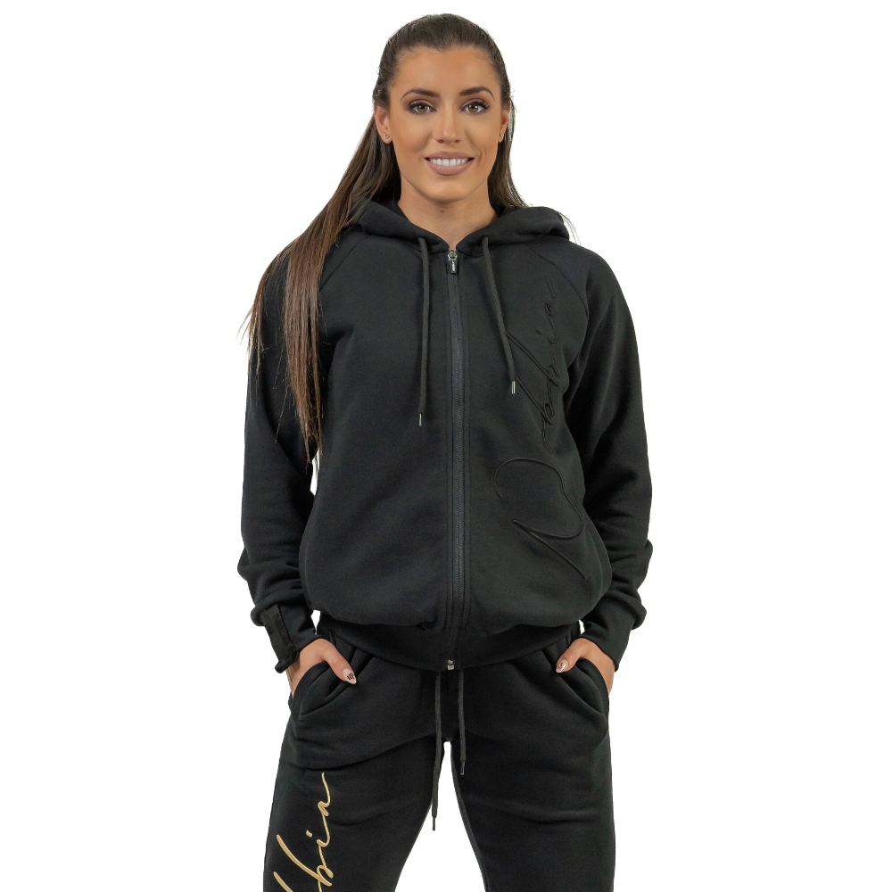 Női sportos melegítőfelső kapucnival Nebbia INTENSE Signature 845 Nebbia