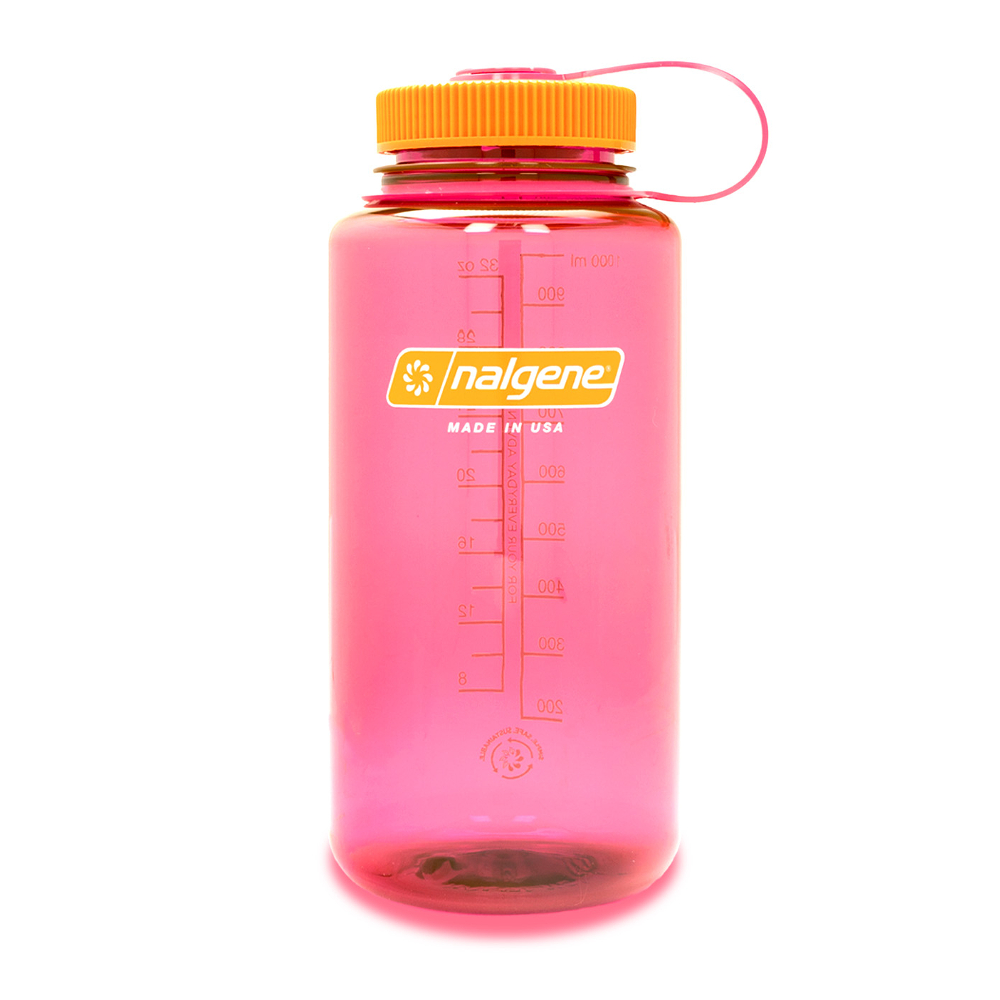 Outdoor kulacs NALGENE Wide Mouth Sustain 1l  Flamingó Rózsaszín Nalgene