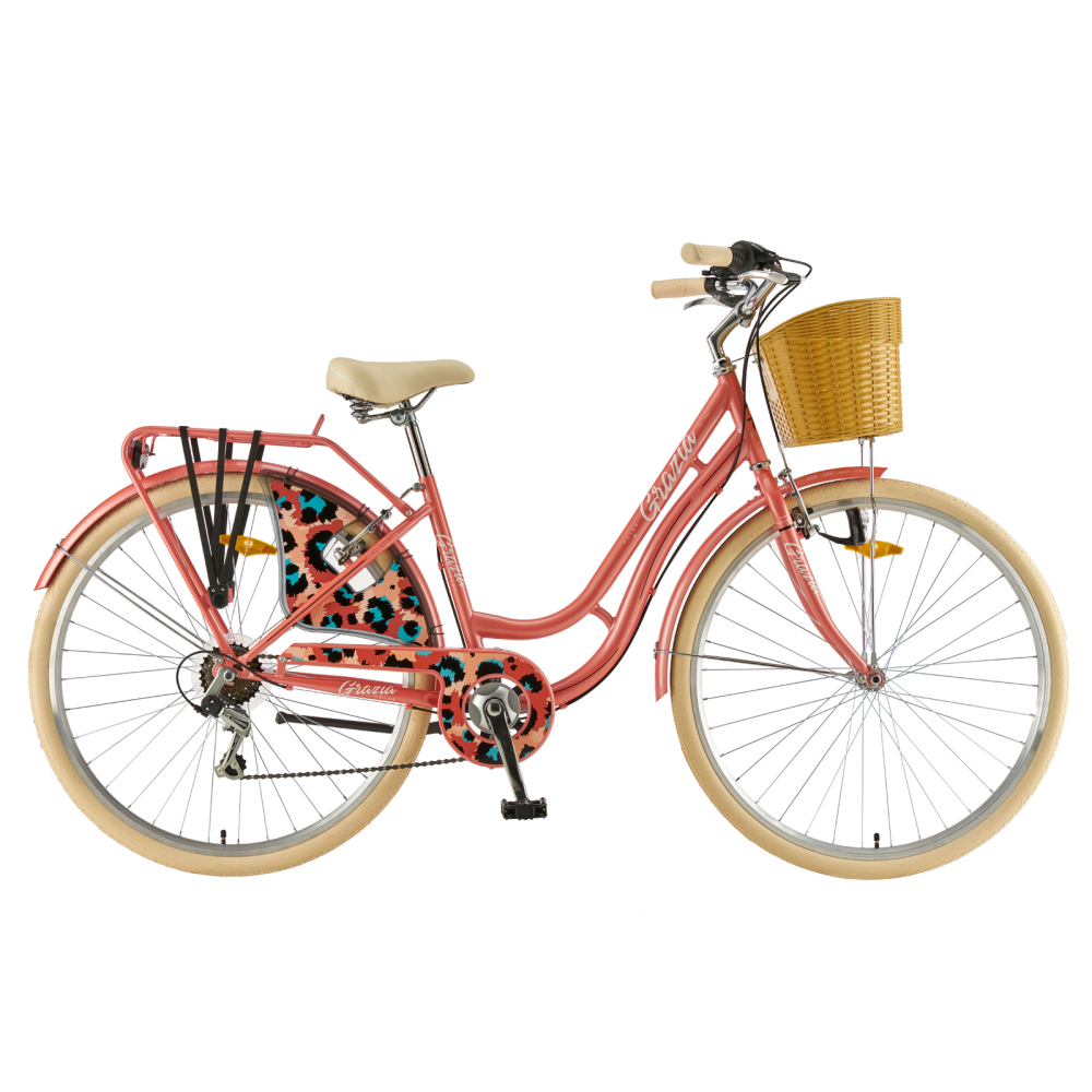 Városi kerékpár Polar Grazia 6S 28" - 2023  narancssárga  L (18") Polar bikes