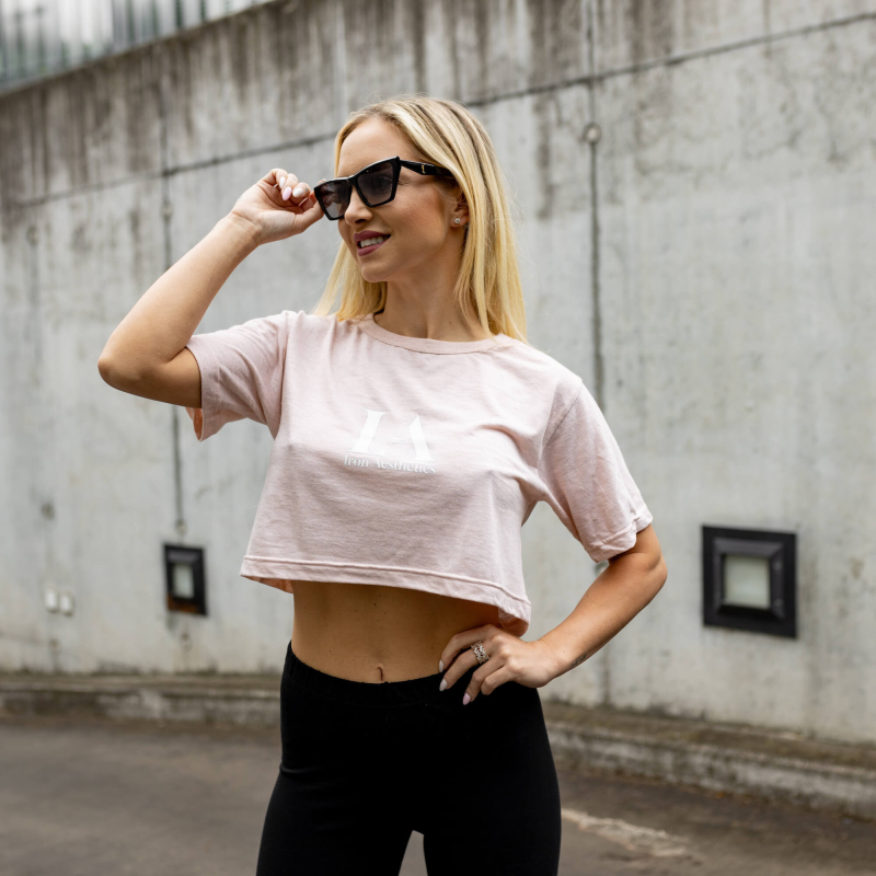 Női sportpóló Iron Aesthetics Crop Top