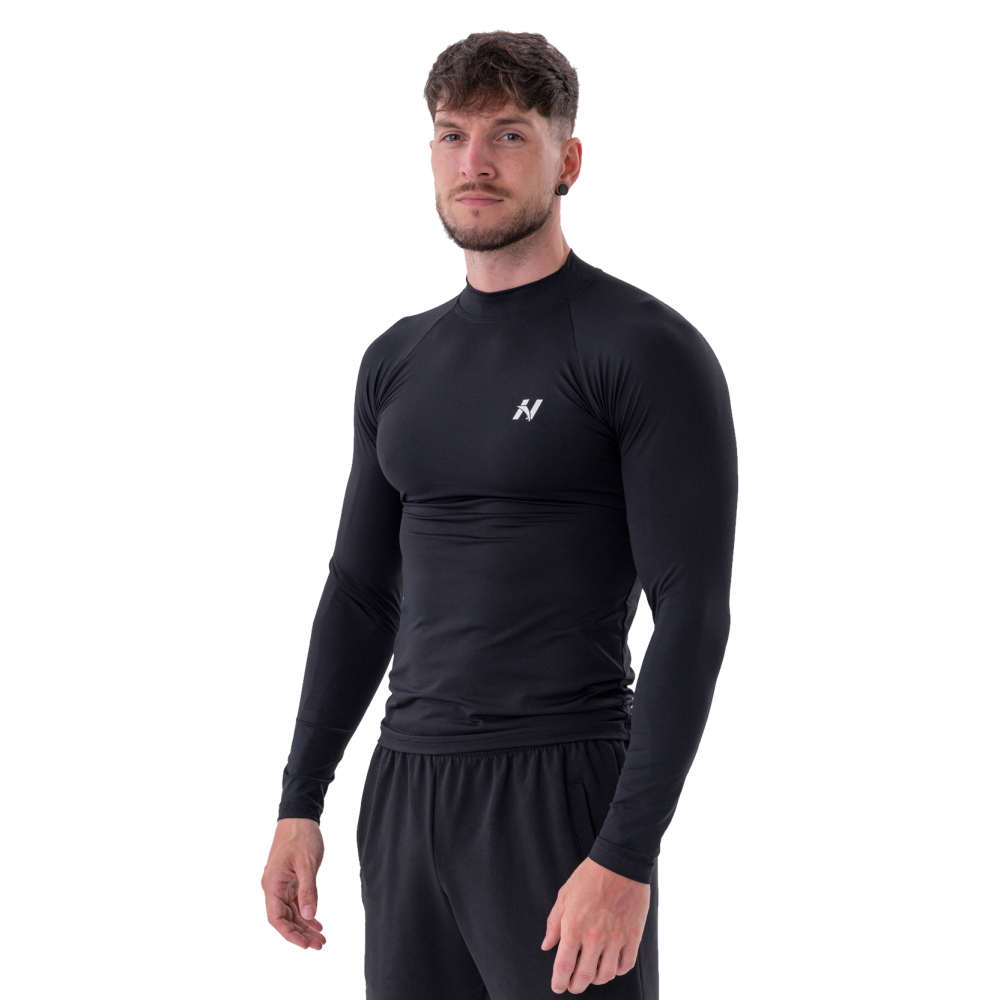 Férfi hosszú ujjú Activewear felső Nebbia 328  fekete  L Nebbia