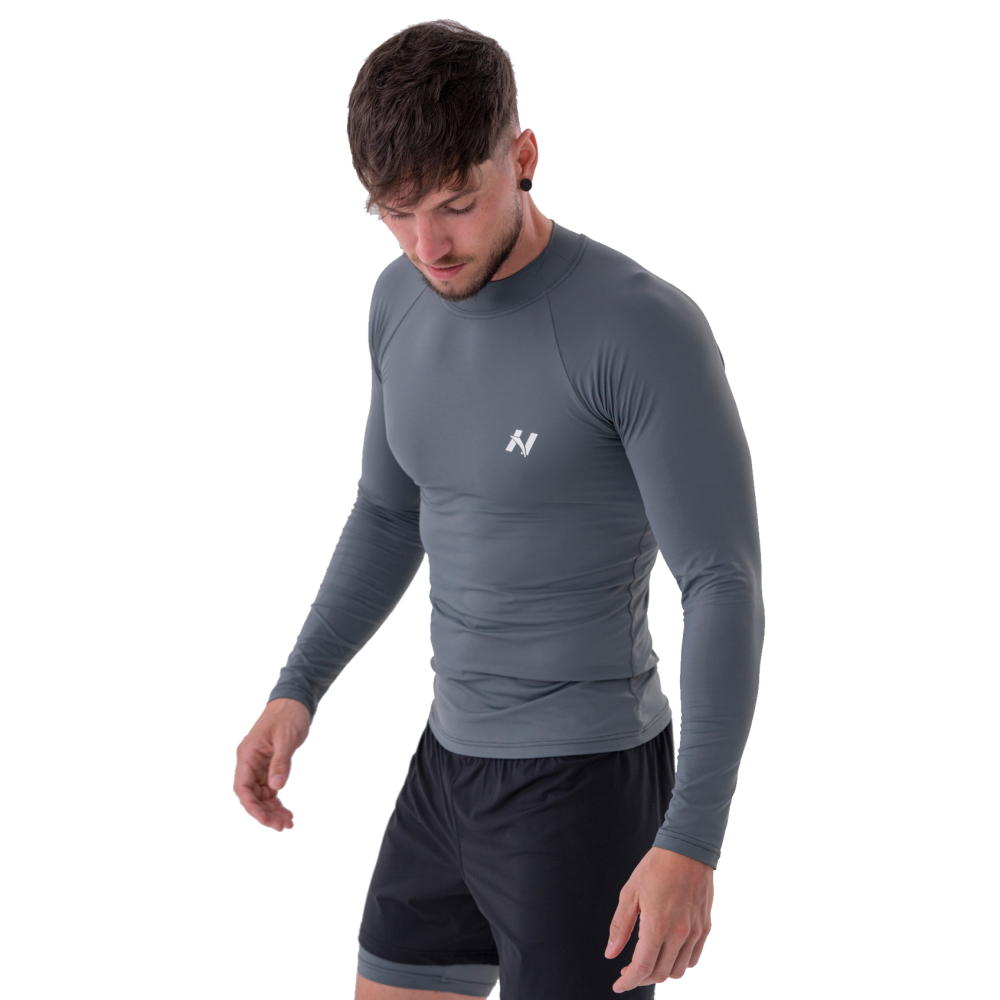 Férfi hosszú ujjú Activewear felső Nebbia 328  szürke  M Nebbia