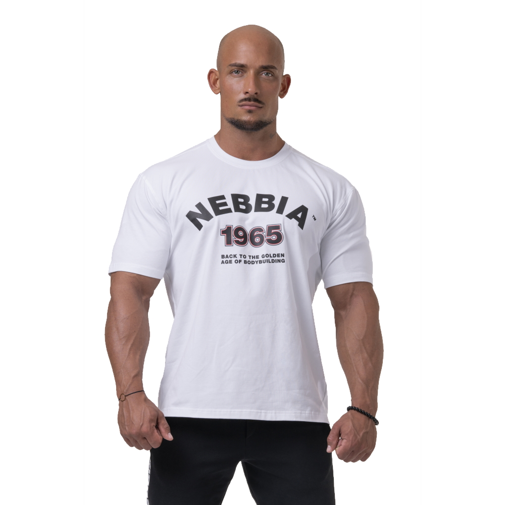 Férfi póló Nebbia Golden Era 192  fehér  M Nebbia