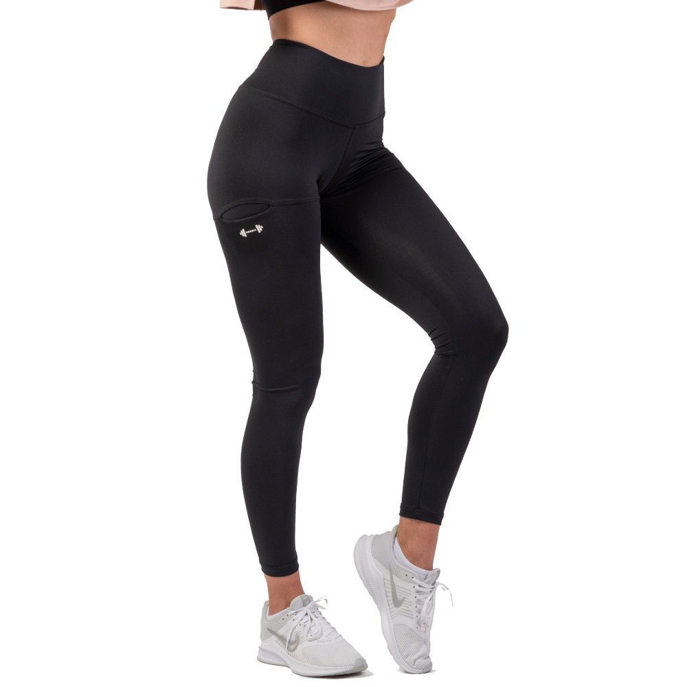 Női leggings magas derékkal Nebbia Active 402  fekete  XS Nebbia