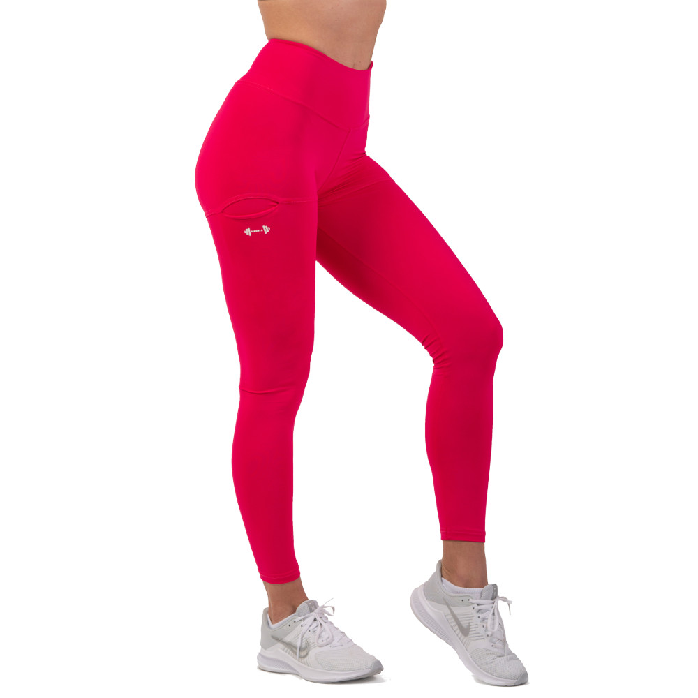 Női leggings magas derékkal Nebbia Active 402  pink  L Nebbia