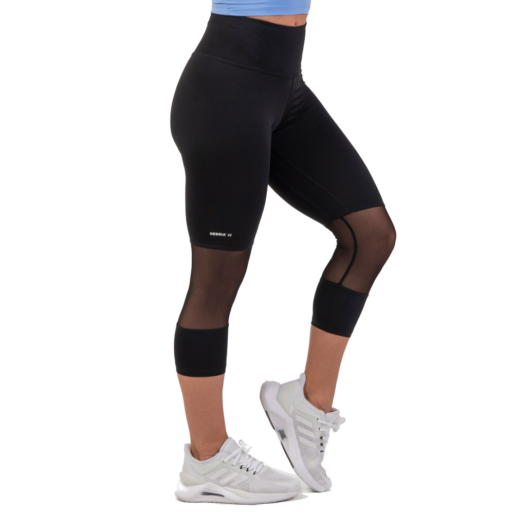 Női magas derekú leggings Nebbia 406  fekete  L Nebbia