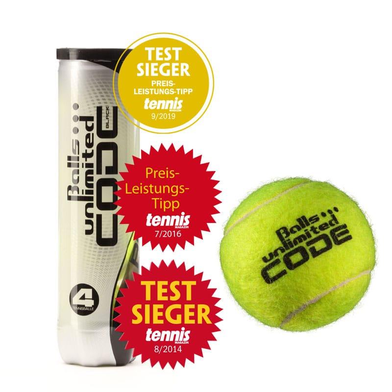 Balls Unlimited Code Black teniszlabda (4 db/cső) Babolat