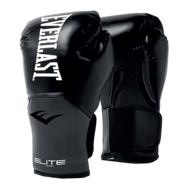 Boxkesztyű Everlast Elite Training Gloves v3  S(10oz)  fekete Everlast