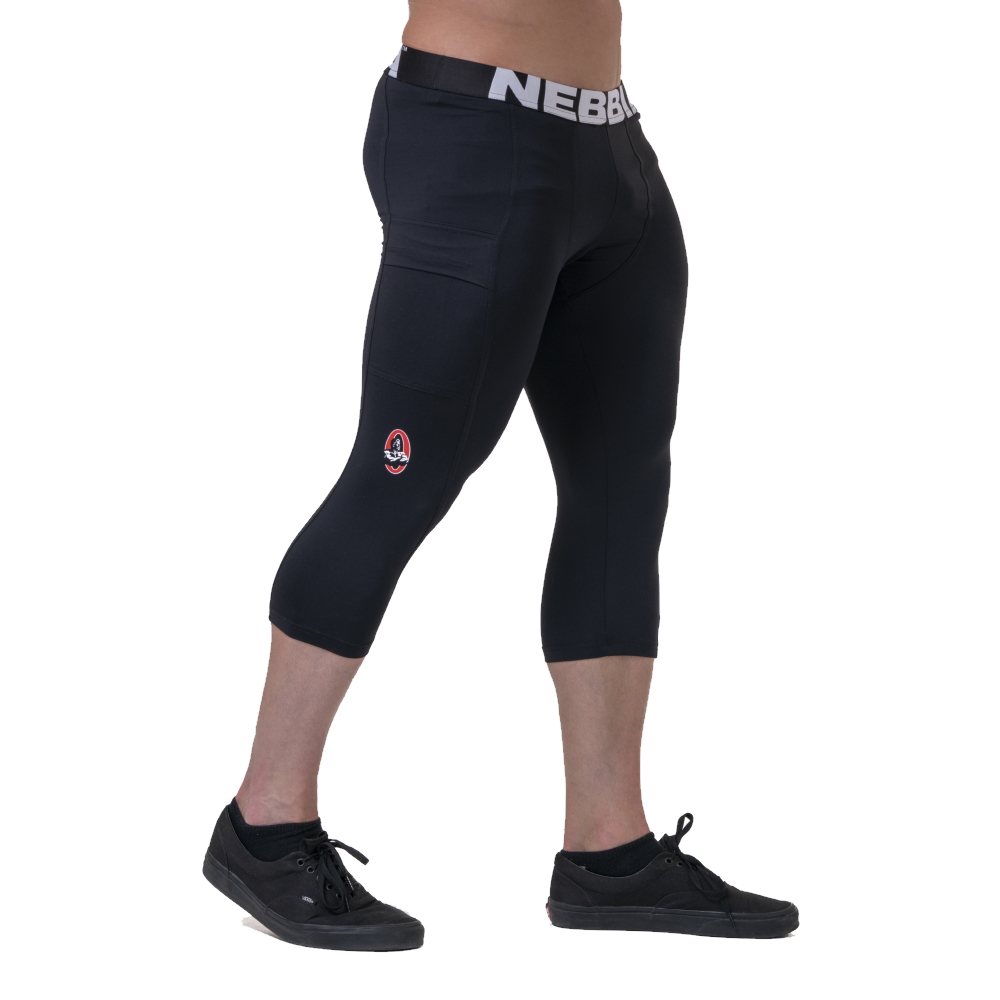 Férfi 3/4 leggings Nebbia Legend of Today 188  fekete  L Nebbia